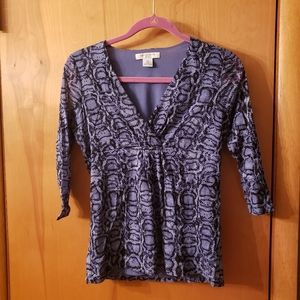 Liz Claiborne Sinched Blouse -PM
